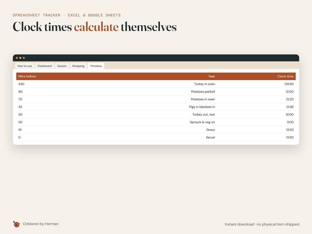 Christmas Hosting & Meal Planner — product preview 3