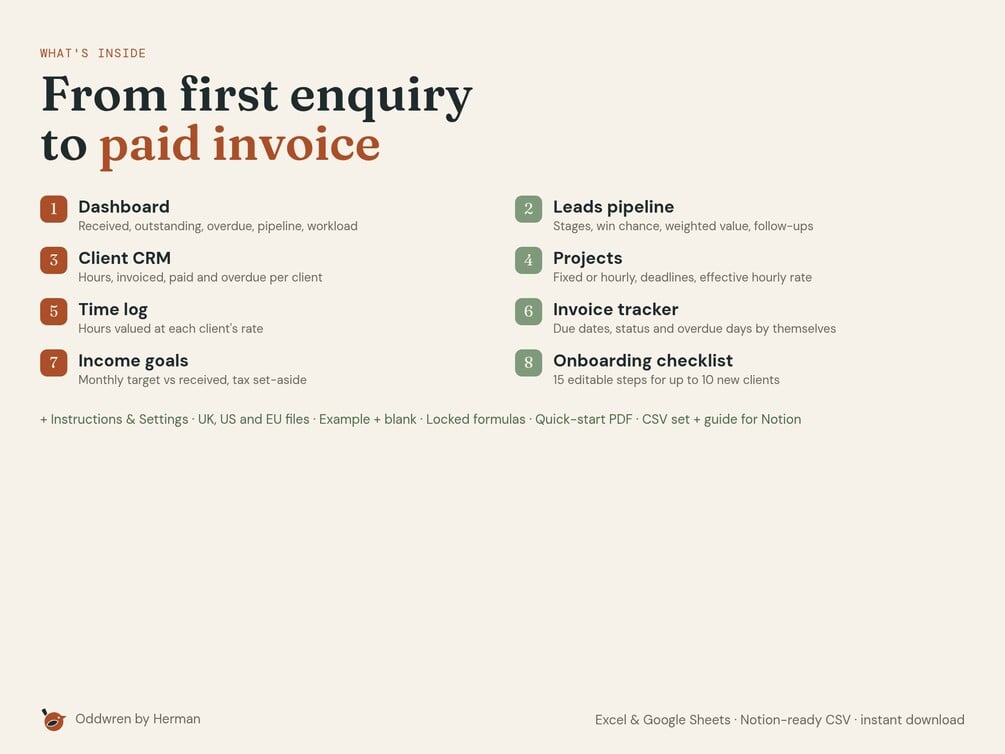 Freelancer Client & Project System — product preview 1