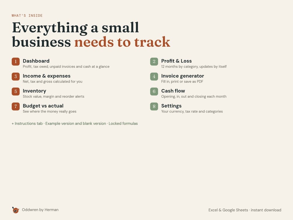 Small Business Finance Pack — product preview 1