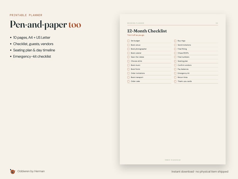 Wedding Budget & Planner — product preview 3